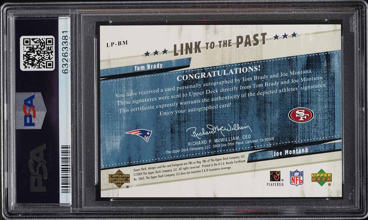 その他 Joe Montana Auto psa9 2023 Panini Donruss Downtown #D-7 Joe Montana Graded Card