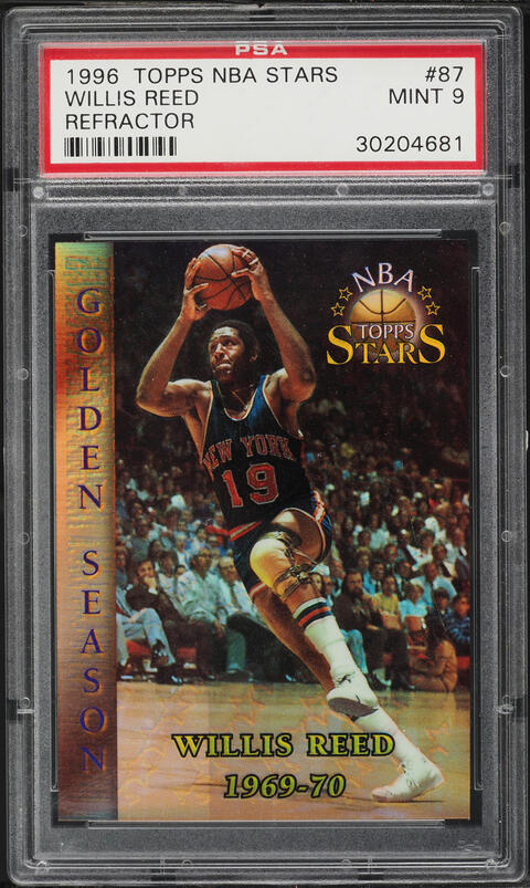 1973 Topps Basketball Willis Reed #105 CSG 6 EXMT on Fanatics Collect