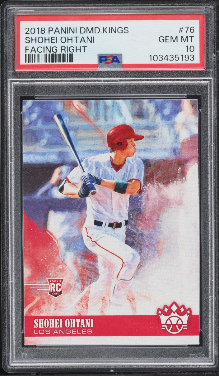 2018 Panini Diamond Kings Facing Right Shohei Ohtani ROOKIE #76 PSA 10 GEM MINT
