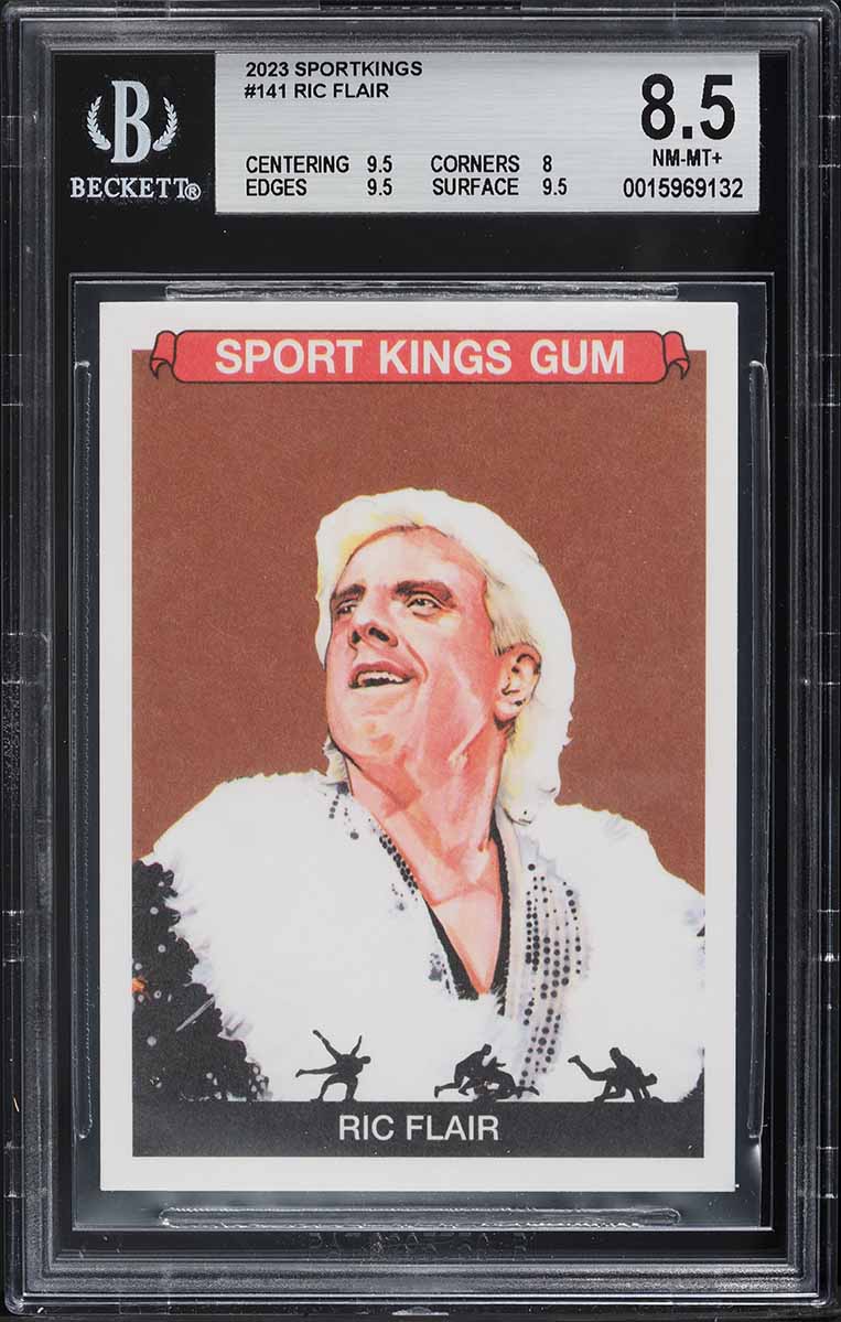 2023 Sportkings Ric Flair #141 BGS 8.5 NM-MT+