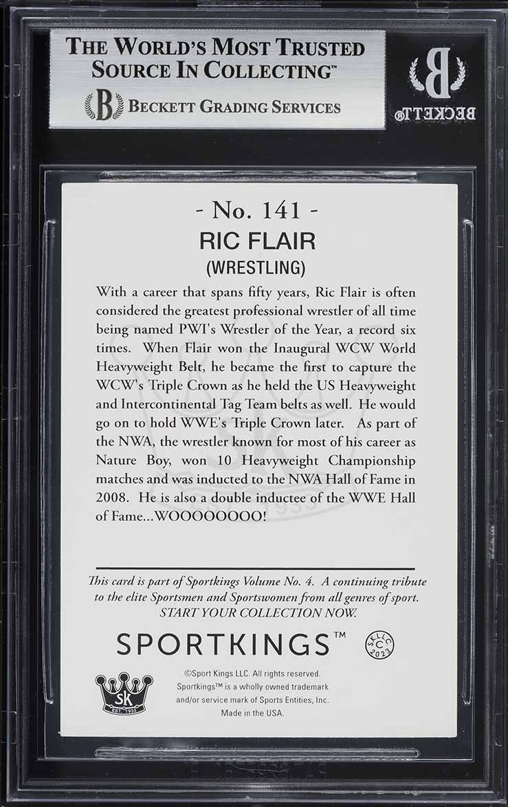 2023 Sportkings Ric Flair #141 BGS 8.5 NM-MT+