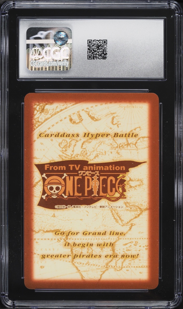 2000 One Piece Japanese Carddass Hyper Battle 2nd Stage Luffy #C36 CGC 10 GEM MINT