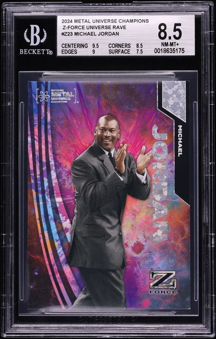 2024 Metal Universe Champions Z-Force Universe Rave Michael Jordan 1/1 ...