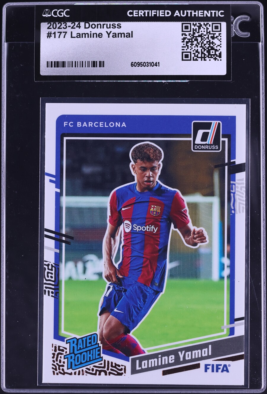 2023 Donruss FIFA Lamine Yamal ROOKIE #177 CGC AUTH