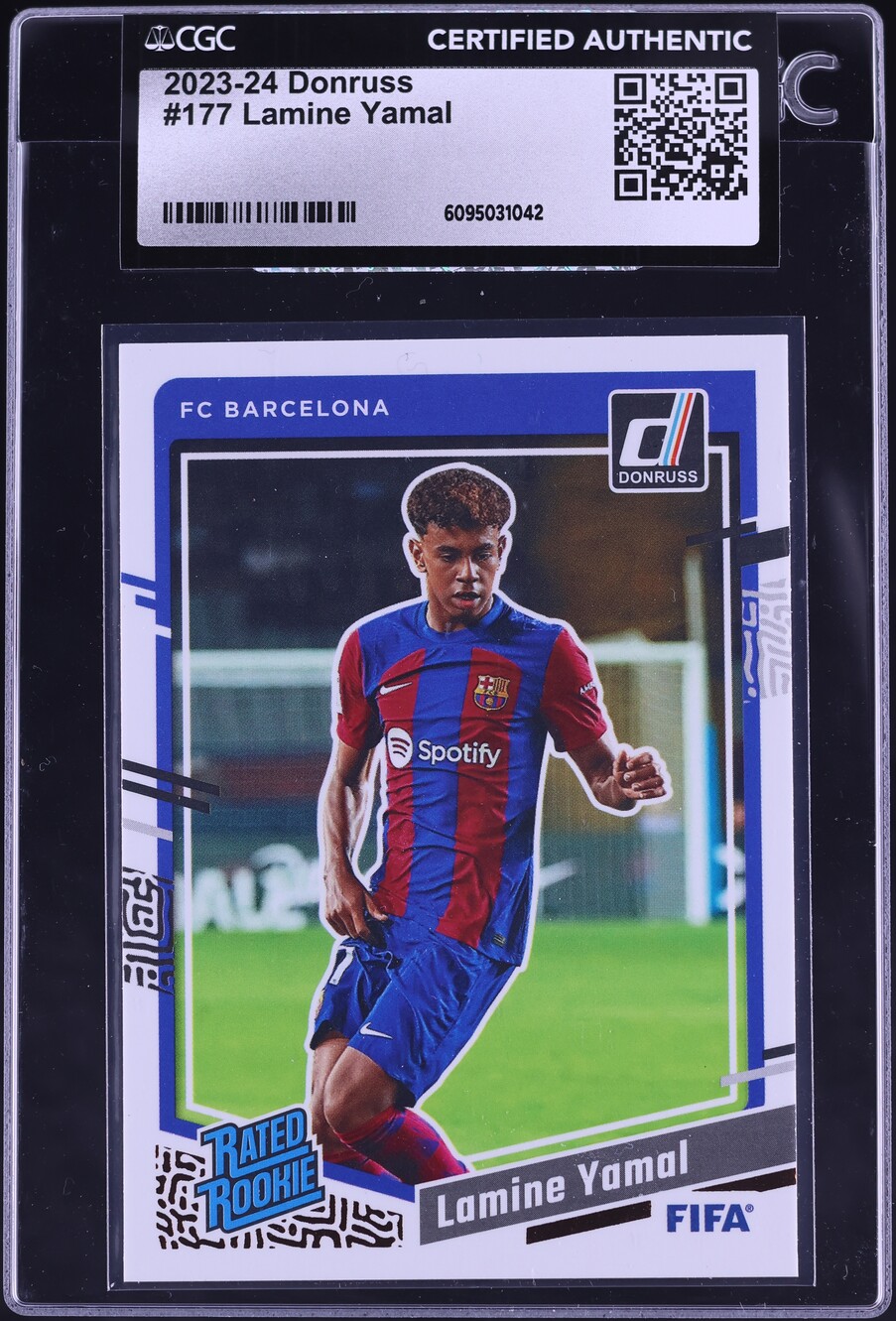 2023 Donruss FIFA Lamine Yamal ROOKIE #177 CGC AUTH
