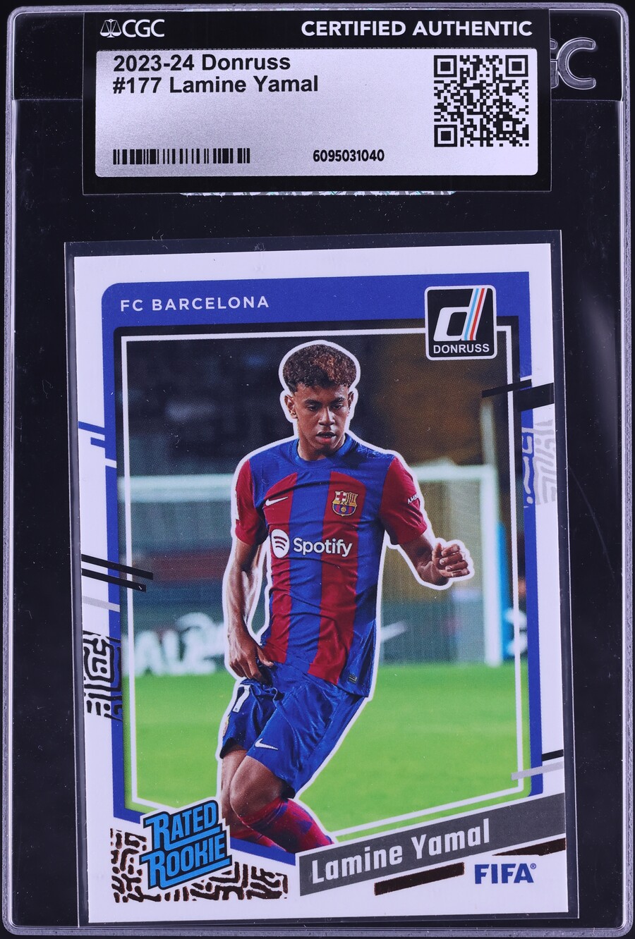 2023 Donruss FIFA Lamine Yamal ROOKIE #177 CGC AUTH