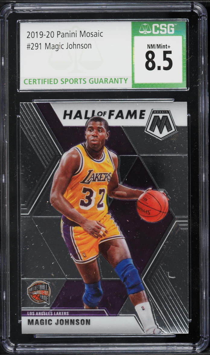 2019 Panini Mosaic Magic Johnson #291 CSG 8.5 NM-MT+