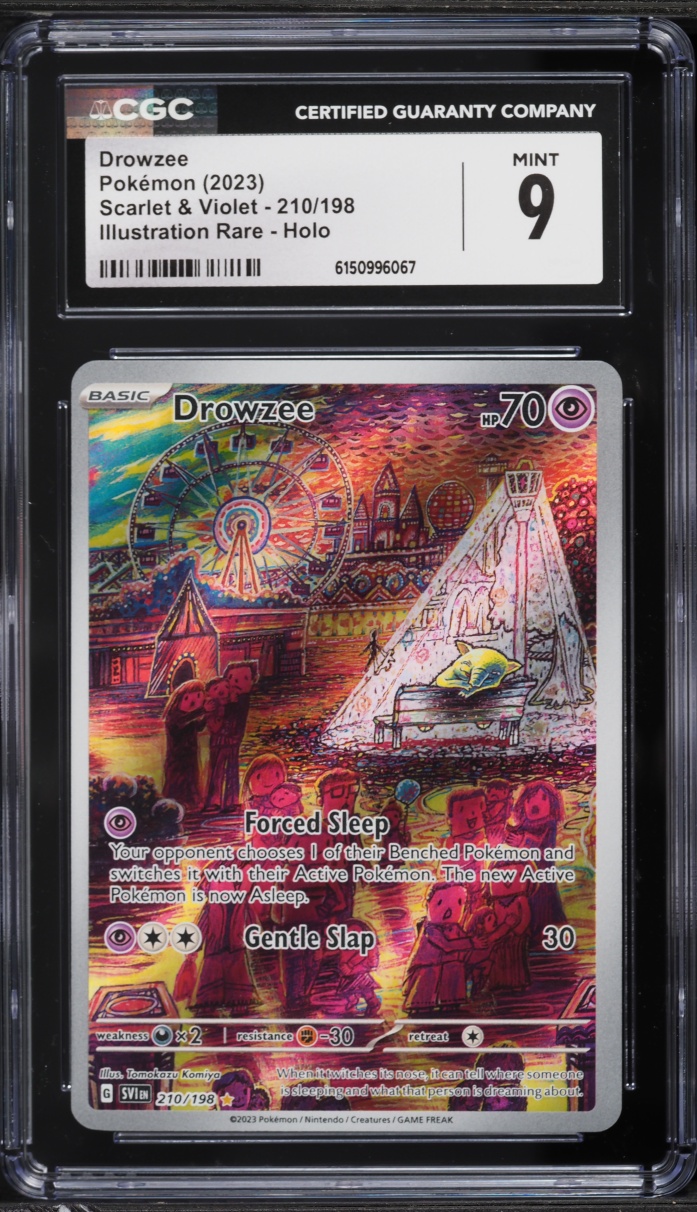 2023 Pokemon Scarlet & Violet IR Drowzee #210 CGC 9 MINT