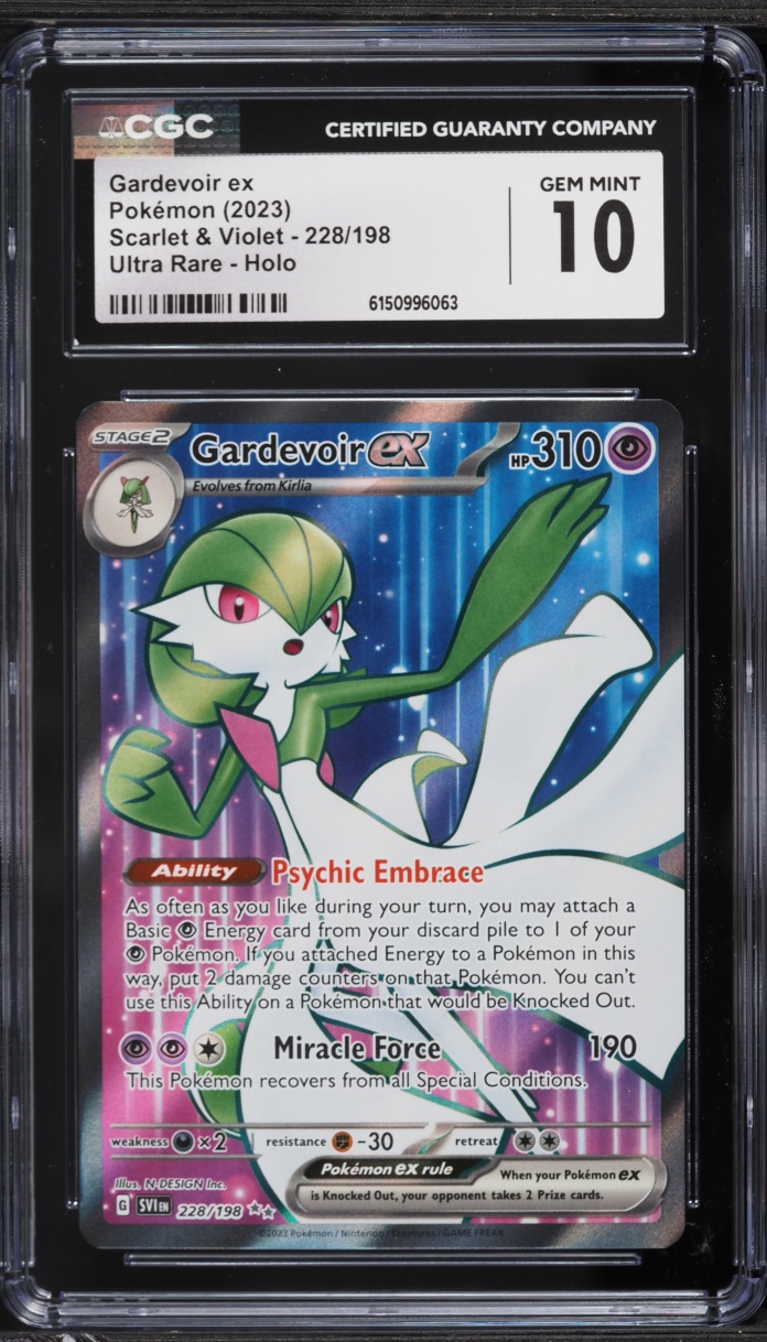 2023 Pokemon Scarlet & Violet Full Art Gardevoir EX #228 CGC 10 GEM MINT