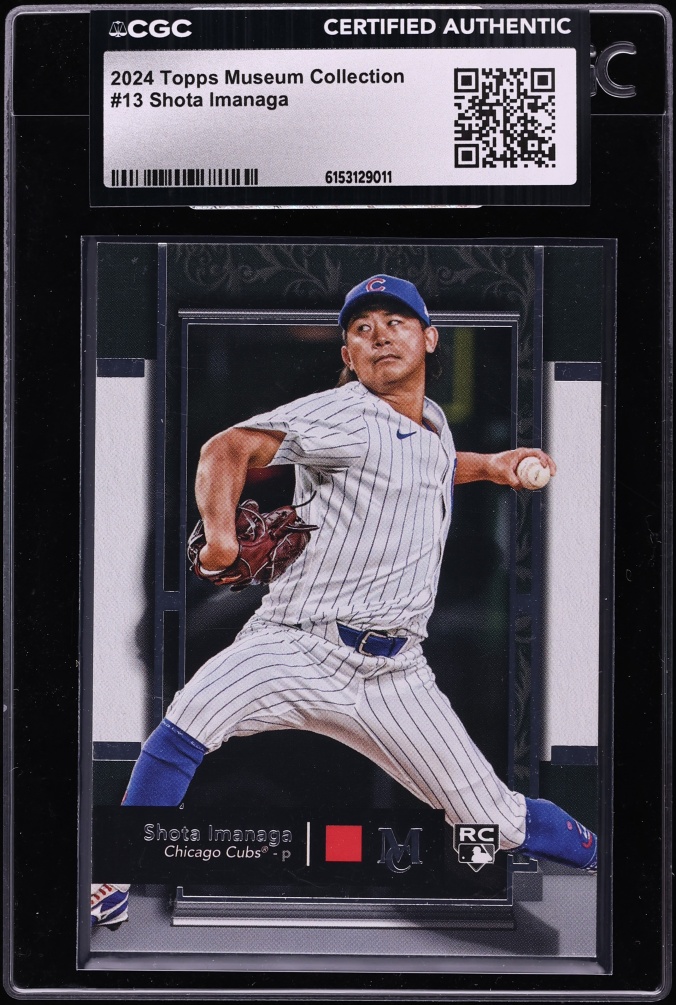 2024 Topps Museum Collection Shota Imanaga ROOKIE #13 CGC AUTH