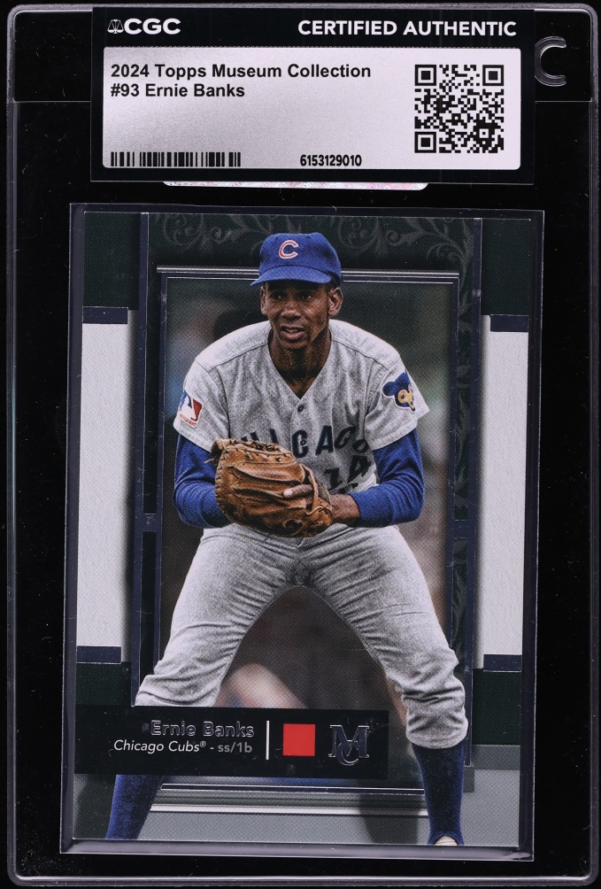 2024 Topps Museum Collection Ernie Banks #93 CGC AUTH