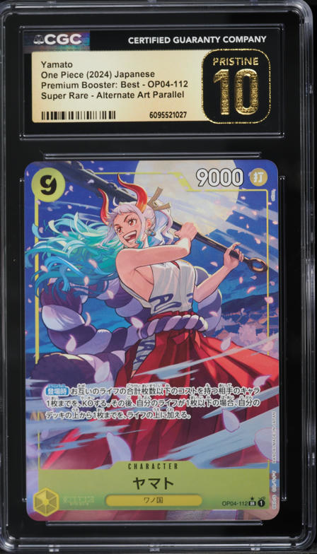2024 One Piece Japanese Prem. Booster The Best Yamato #121 PSA 10