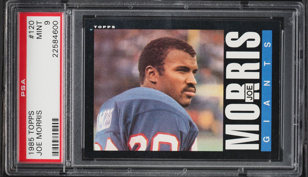 1985 Topps Football Joe Morris #120 PSA 9 MINT