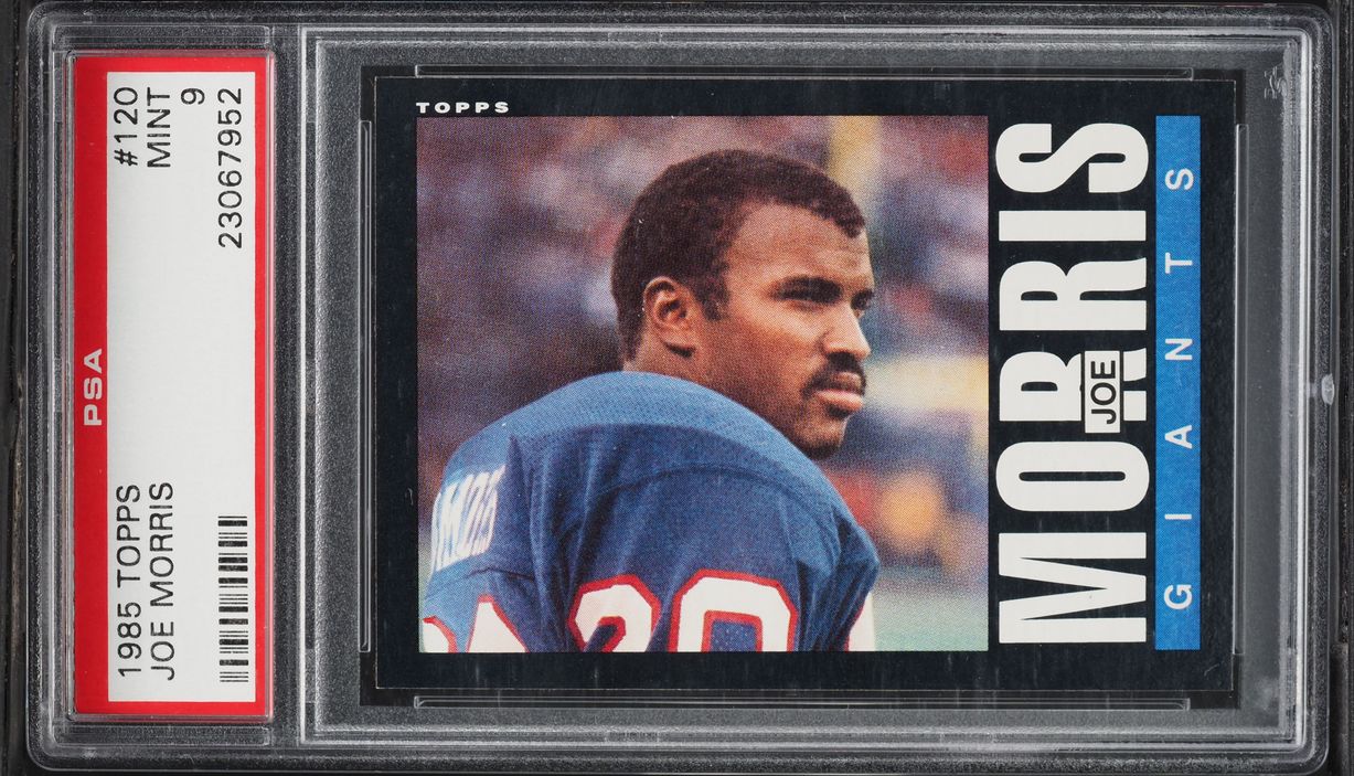 1985 Topps Football Joe Morris #120 PSA 9 MINT
