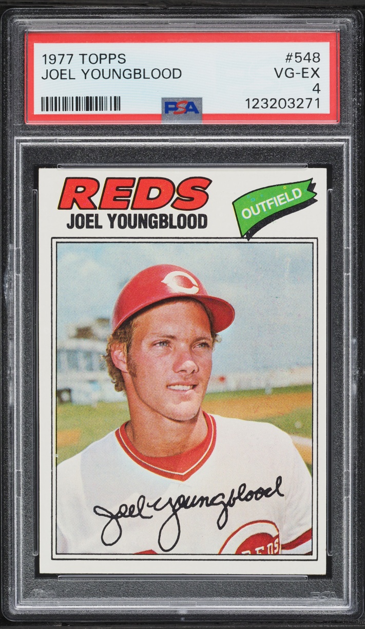 1977 Topps Joel Youngblood #548 PSA 4 VGEX