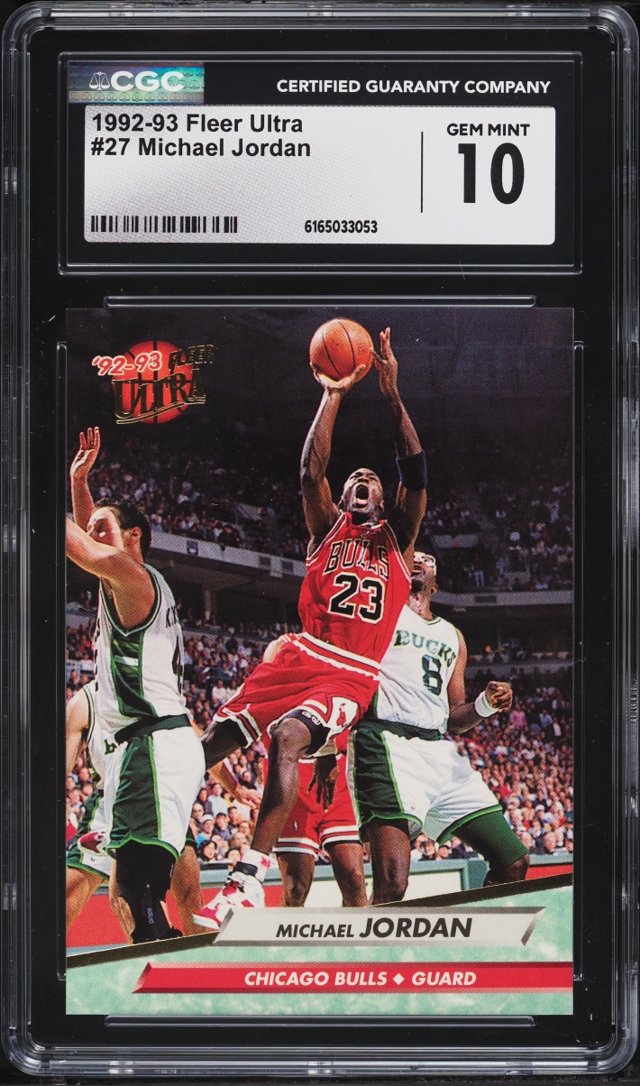 1992 Ultra Basketball Michael Jordan #27 CGC 10 GEM MINT
