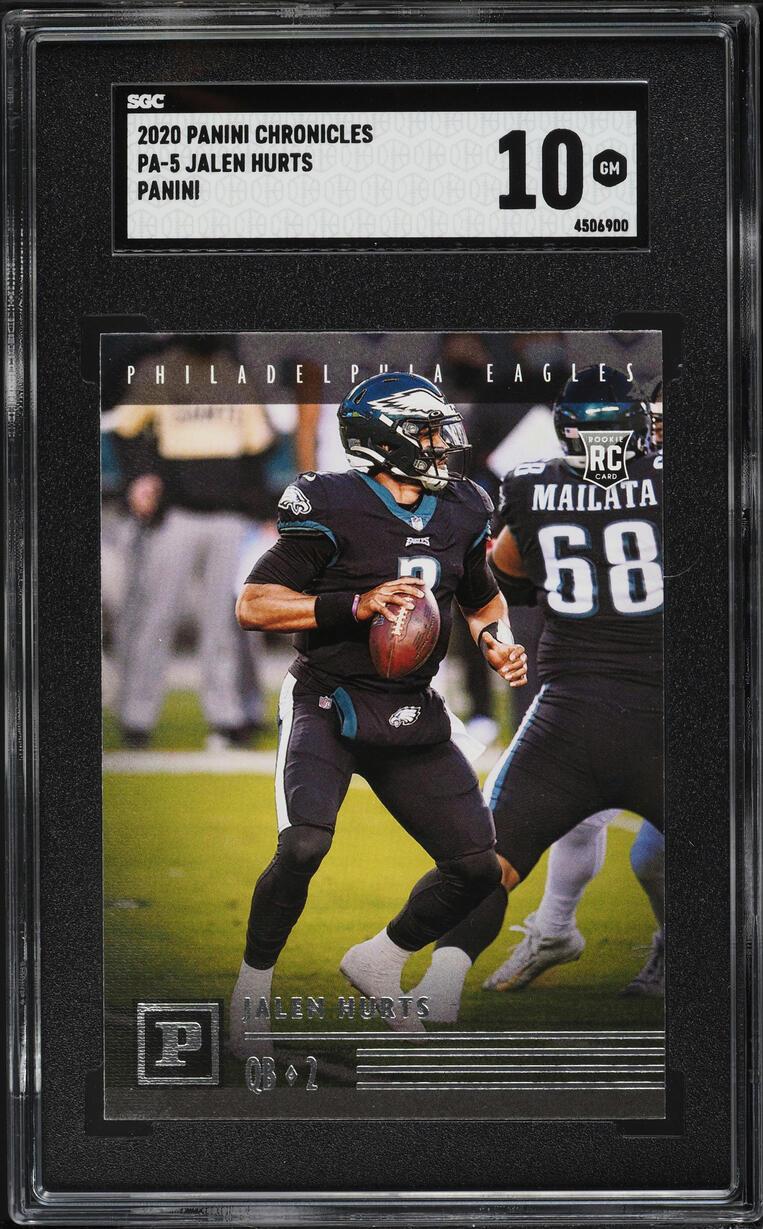 2020 Panini Chronicles Jalen Hurts ROOKIE #PA-5 SGC 10 GEM MINT