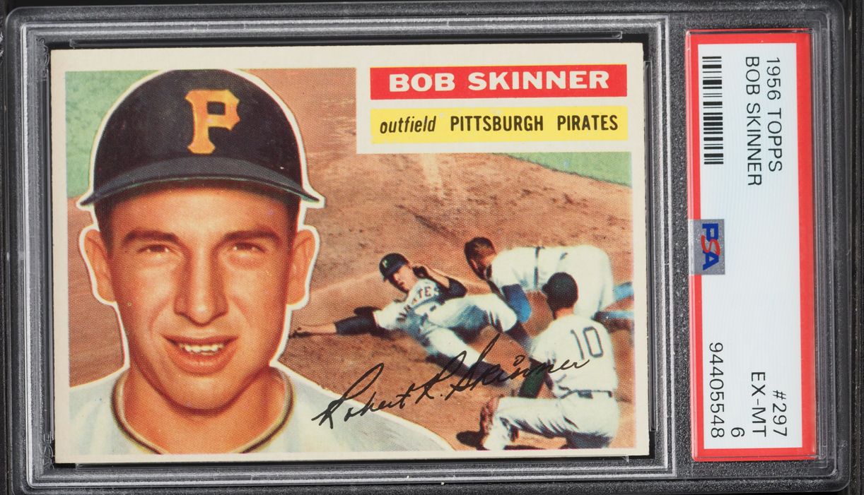 1956 Topps Bob Skinner #297 PSA 6 EXMT