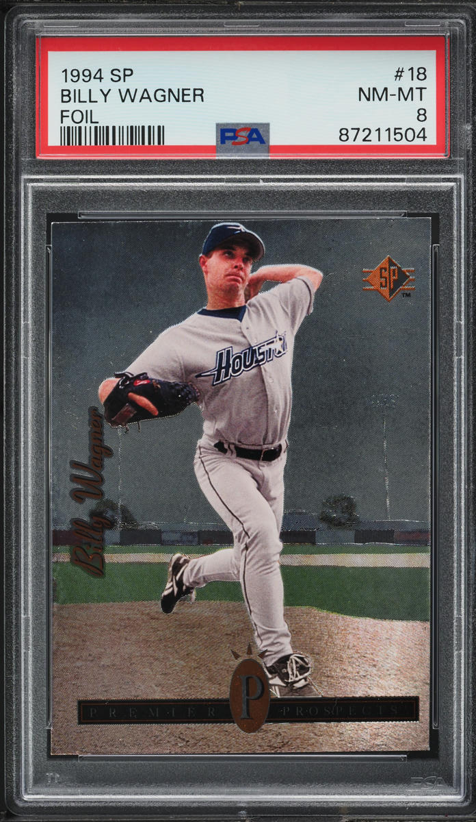 1994 SP Foil Billy Wagner ROOKIE #18 PSA 8 NM-MT