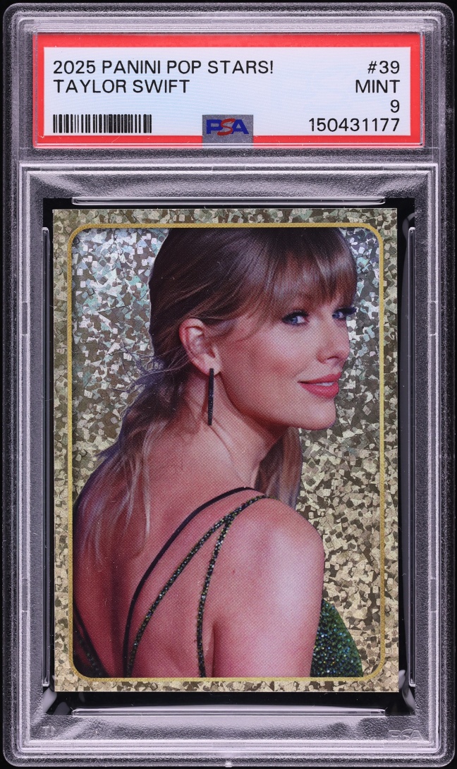 2025 Panini Pop Stars! Taylor Swift #39 PSA 9 MINT