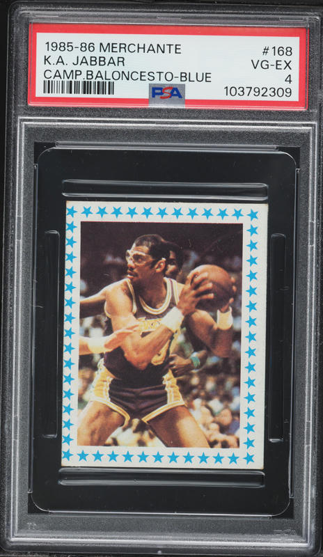 1975 Topps Basketball Kareem Abdul-Jabbar #90 PSA 6 EXMT on