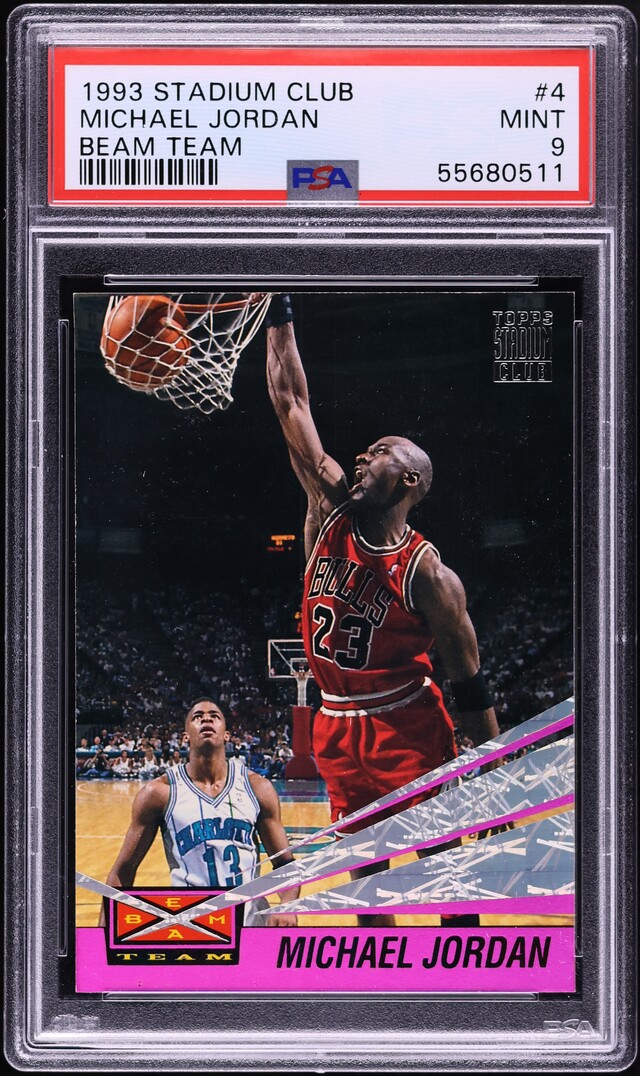 1993 Stadium Club Beam Team Michael Jordan #4 PSA 9 MINT
