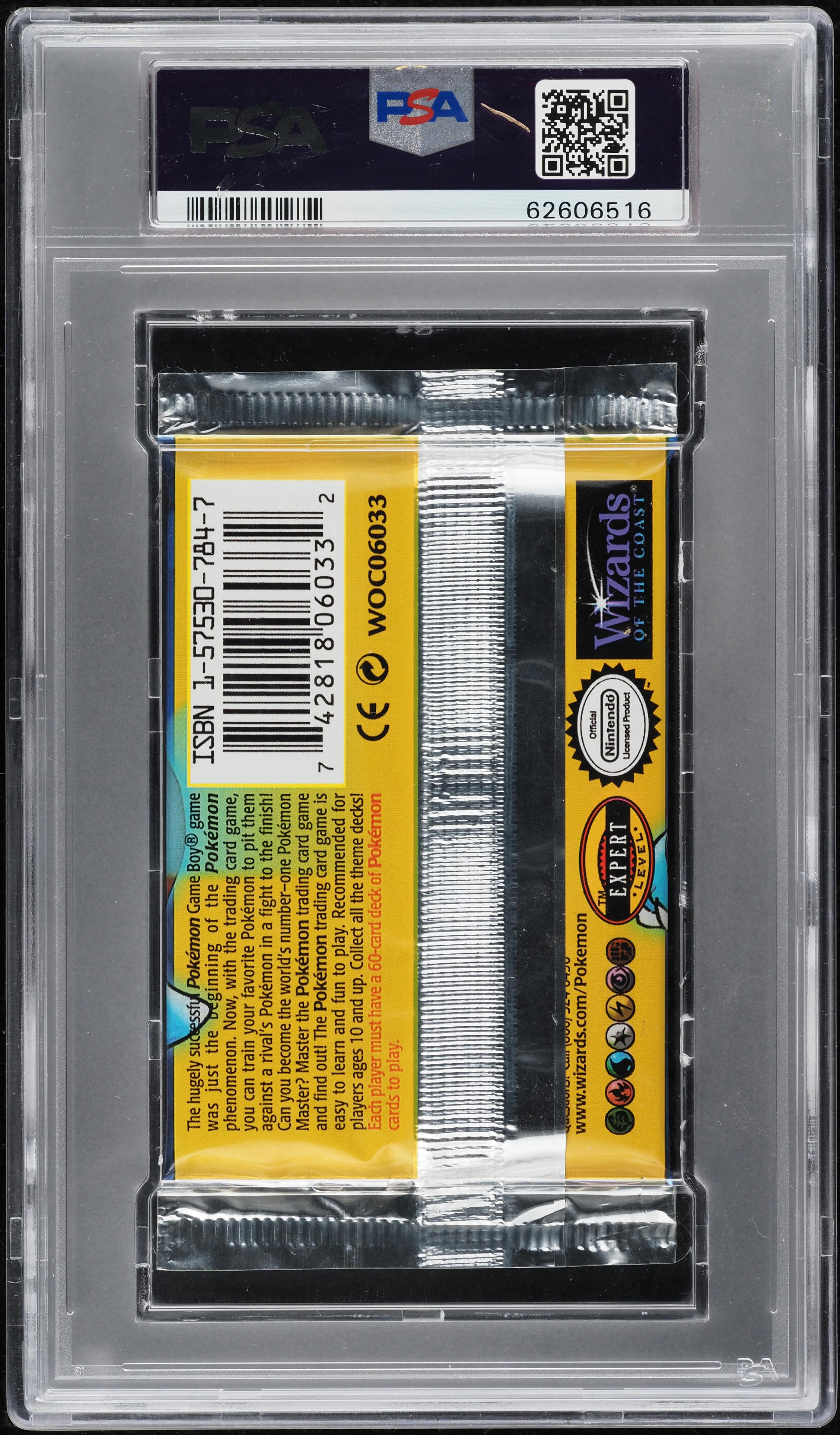 1999 Pokemon Base Set Triangle Error Foil Pack Blastoise Art PSA 10 GEM MINT