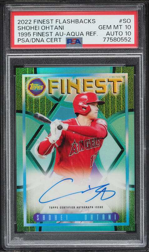 2022 Bowman Chrome Sapphire Orange Refractor Shohei Ohtani /75 #71