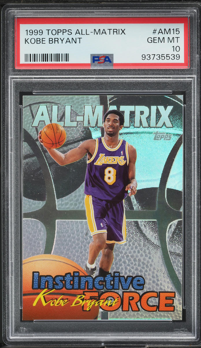 1999 Topps All-Matrix Kobe Bryant #AM15 PSA 10 GEM MINT on Fanatics Collect