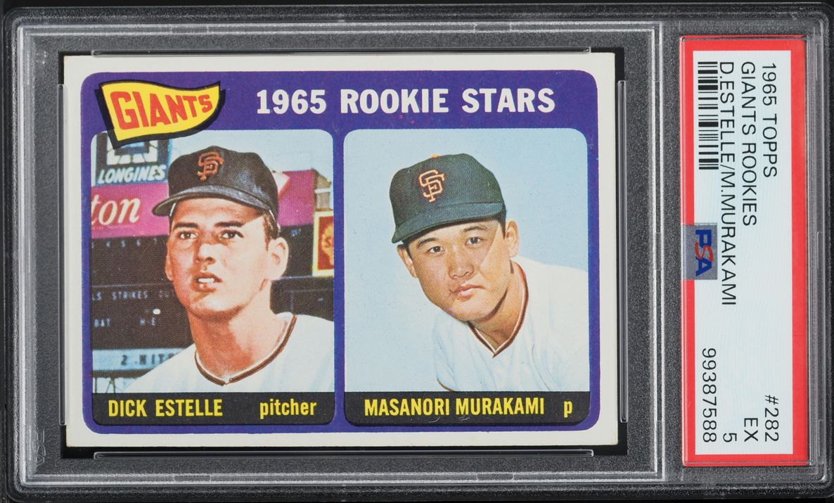 1965 Topps Masanori Murakami ROOKIE #282 PSA 5 EX