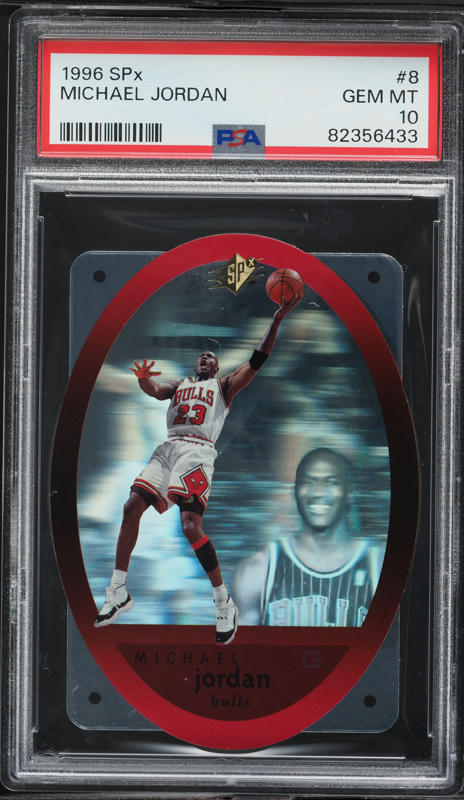 1997 Skybox E-X2001 Gravity Denied Die-Cut Michael Jordan #9