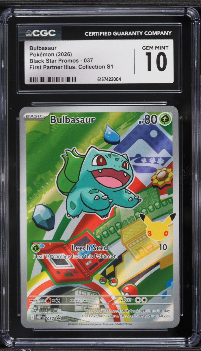 2026 Pokemon Mega Evolution Promo First Partner Illustration Full Art ...