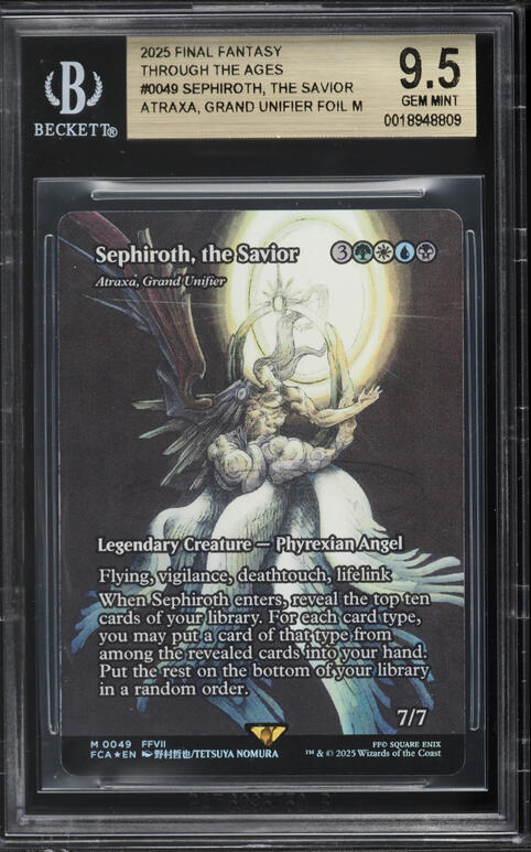 2025 MTG Final Fantasy Through The Ages Sephiroth The Savior