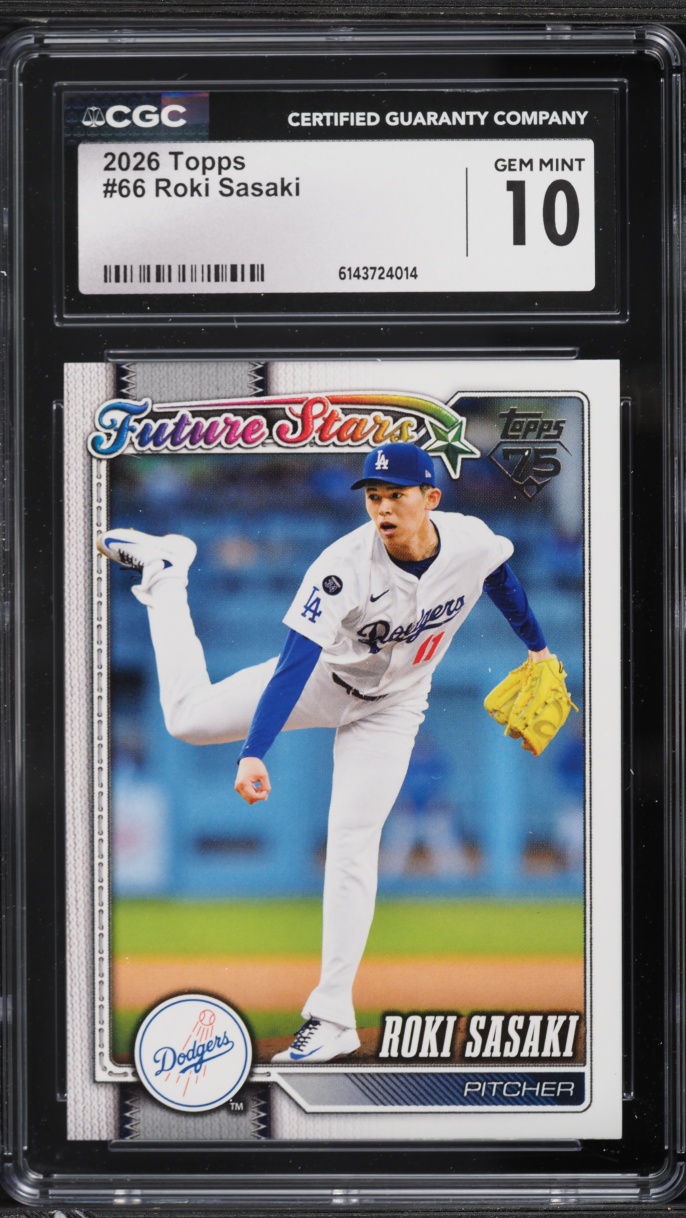 2026 Topps Roki Sasaki #66 CGC 10 GEM MINT