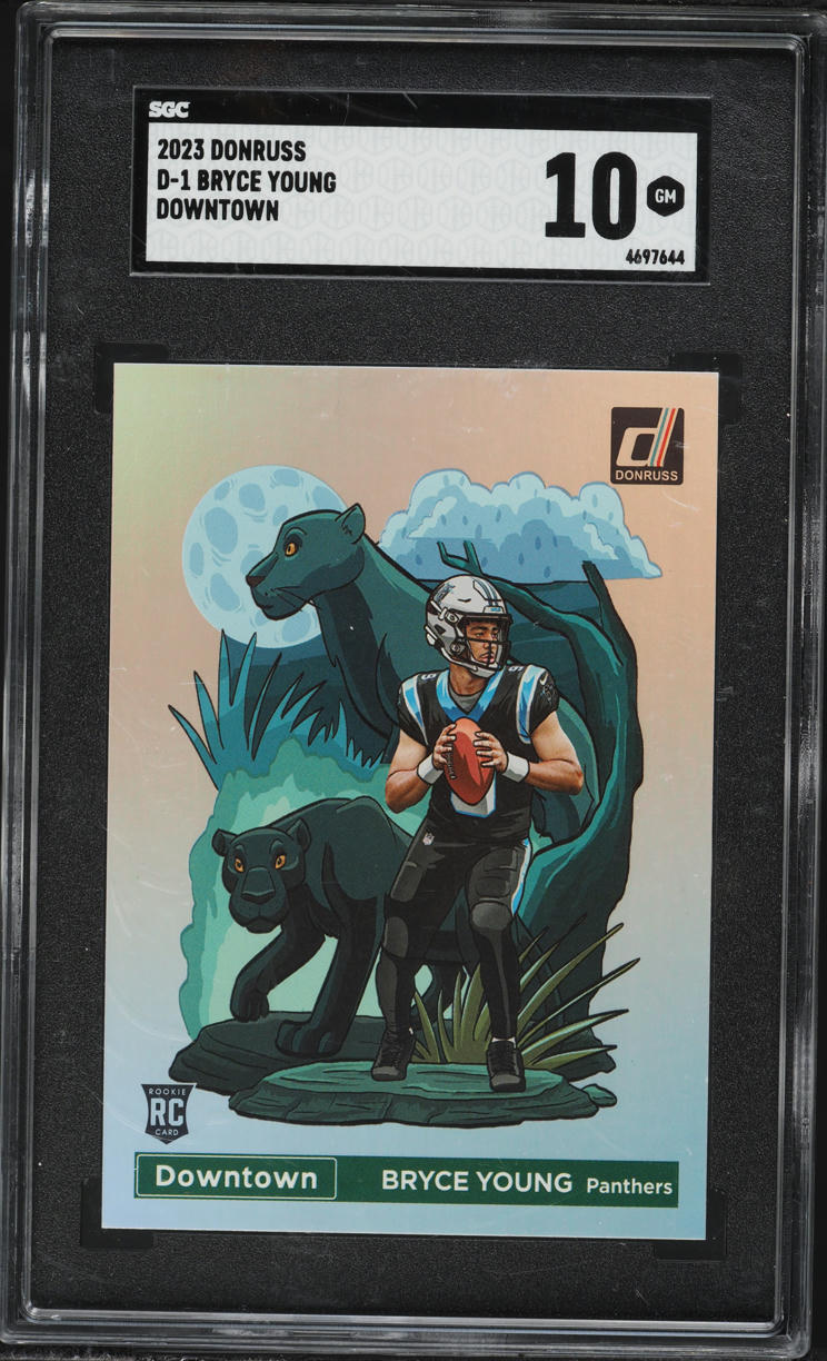 2023 Donruss Downtown Bryce Young ROOKIE #D-1 SGC 10 GEM MINT
