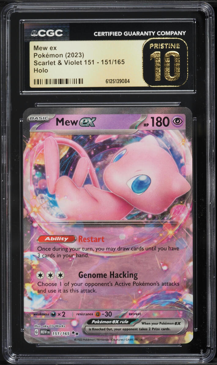 2023 Pokemon Scarlet & Violet 151 Holo Mew EX #151 CGC 10 PRISTINE