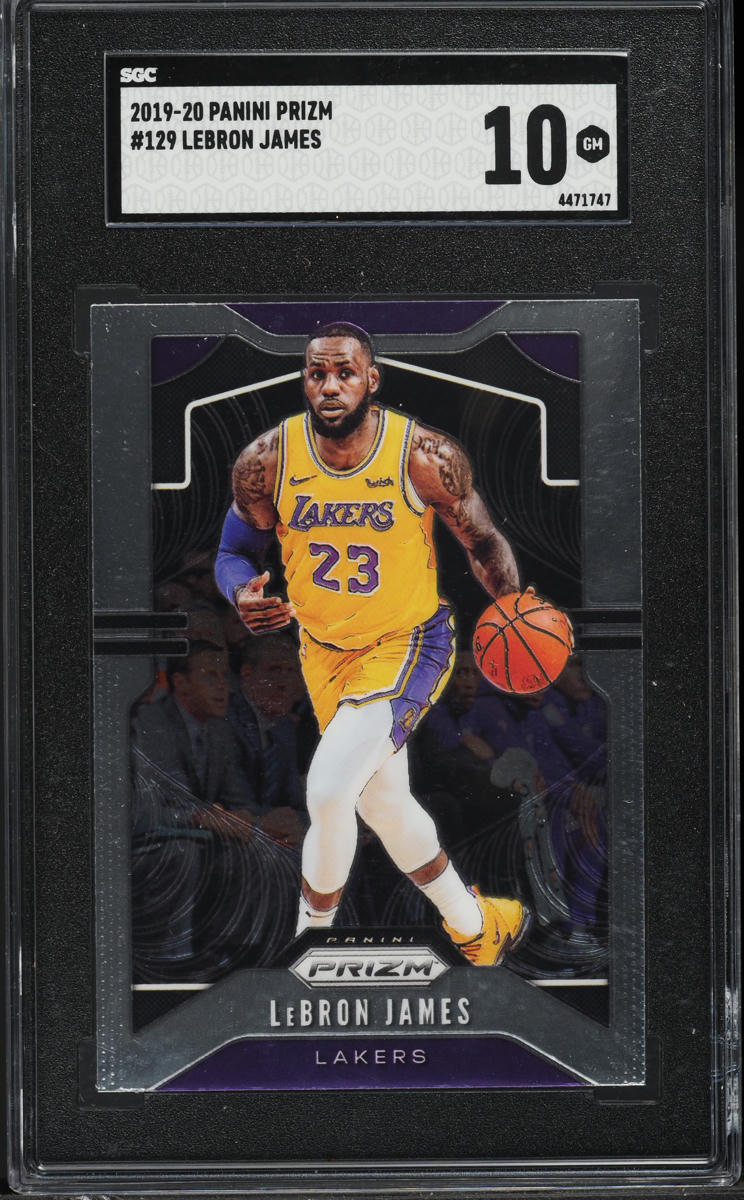 2019 Panini Prizm LeBron James #129 SGC 10 GEM MINT