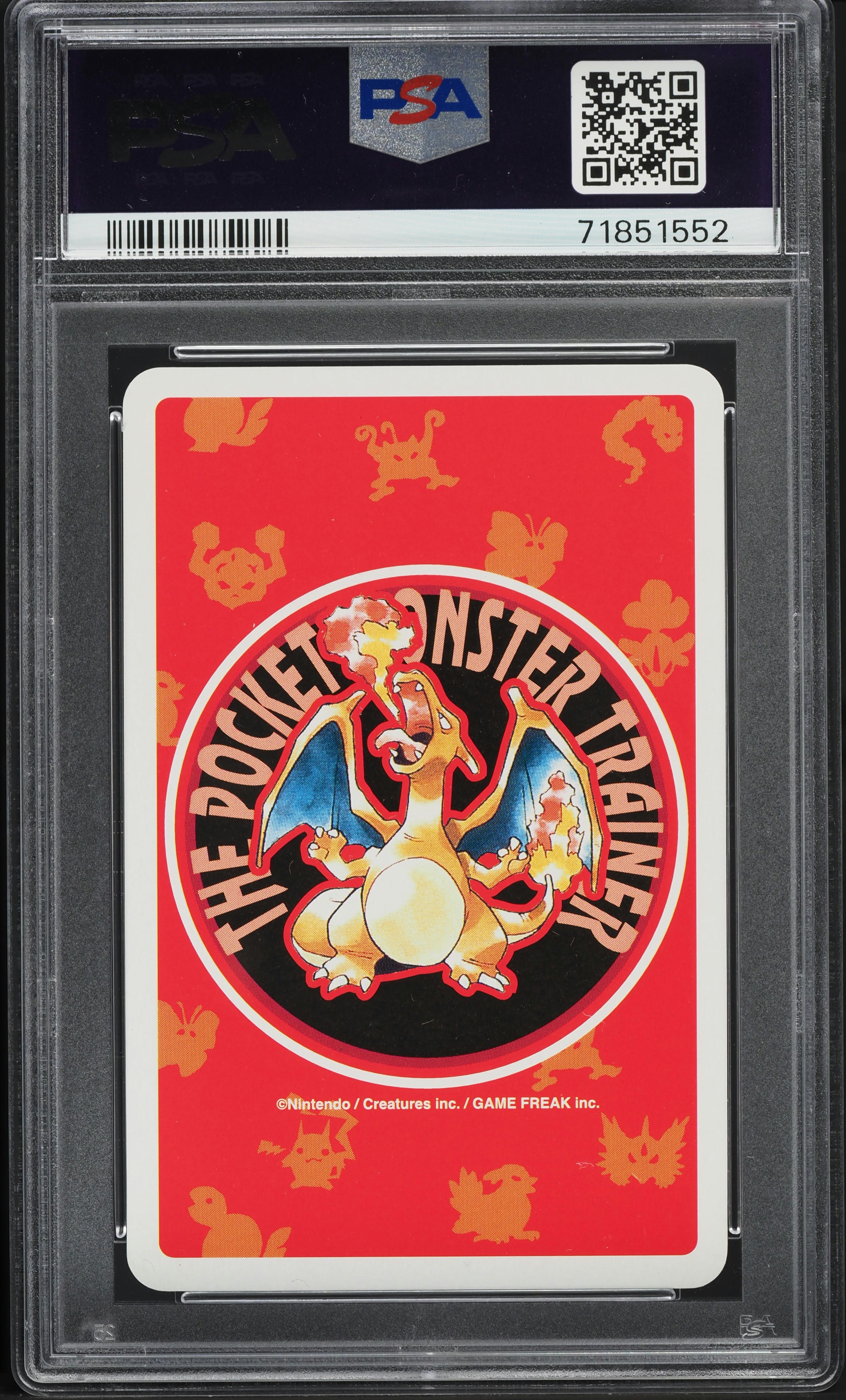 1996 Pokemon Japanese Red Poker Set Nintendo Playing Card Gastly #92 PSA 10 GEM
