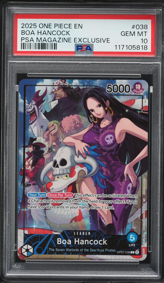 【PSA10】ボア・ハンコック L PSAマガジン 2025 One Piece Promo PSA Magazine Exclusive Boa Hancock