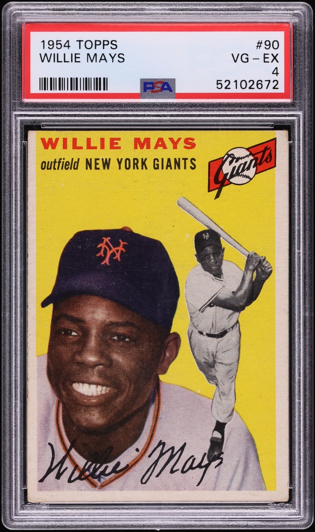 1954 Topps Willie Mays #90 PSA 4 VGEX