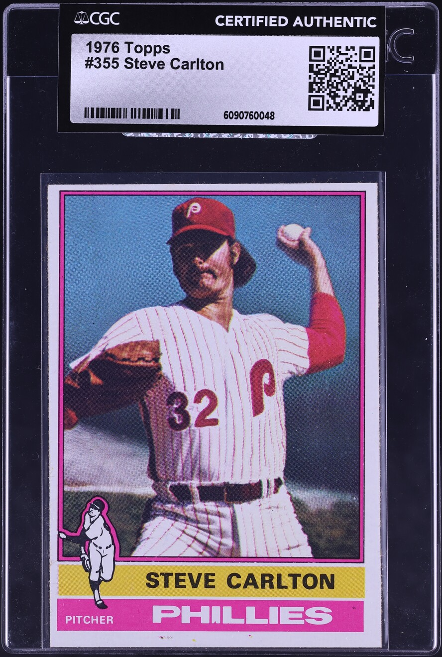 1976 Topps Steve Carlton #355 CGC AUTH