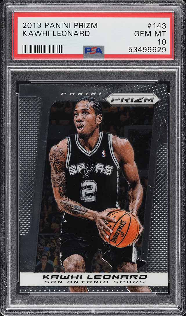 2013 Panini Prizm Purple Die-Cut Kawhi Leonard /49 #143 PSA 10 GEM