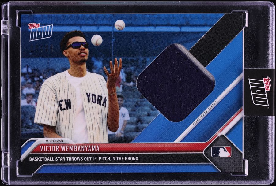 2023 Topps Now Materials Victor Wembanyama PATCH #472E