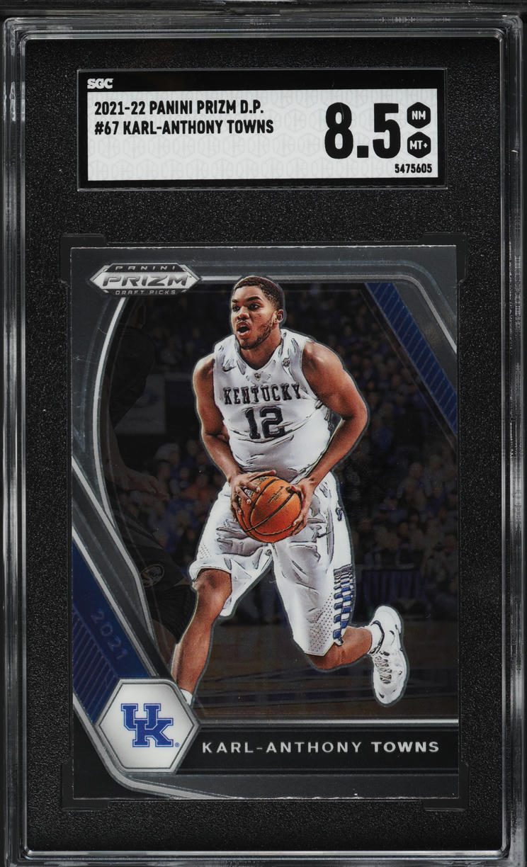 2021 Panini Prizm Draft Picks Karl-Anthony Towns #67 SGC 8.5 NM-MT+