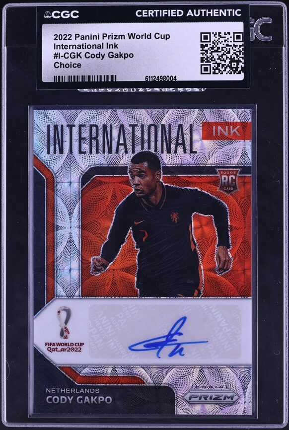 2023 Finest Road To Uefa Euro '24 Orange Ref. Cody Gakpo AUTO /25