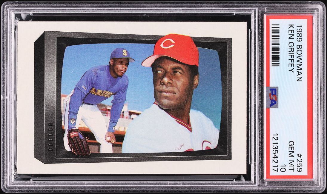 1989 Bowman Ken Griffey Sr. & Jr. ROOKIE #259 PSA 10 GEM MINT