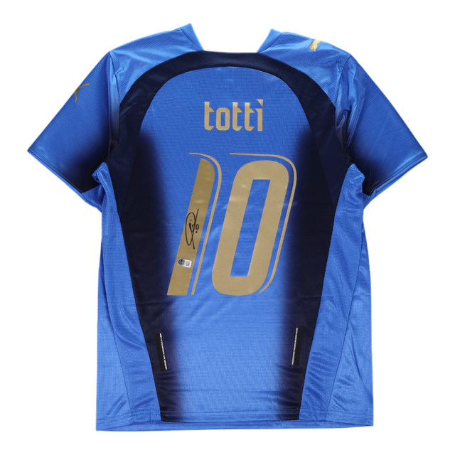 Francesco Totti Signed Autographed Jersey - Beckett AUTH on