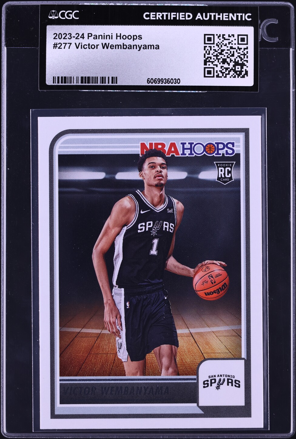 2023 Hoops Victor Wembanyama ROOKIE #277 CGC AUTH