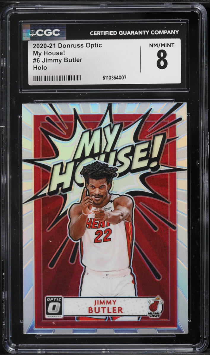 2020 Donruss Optic My House! Holo Jimmy Butler #6 CGC 8 NM-MT