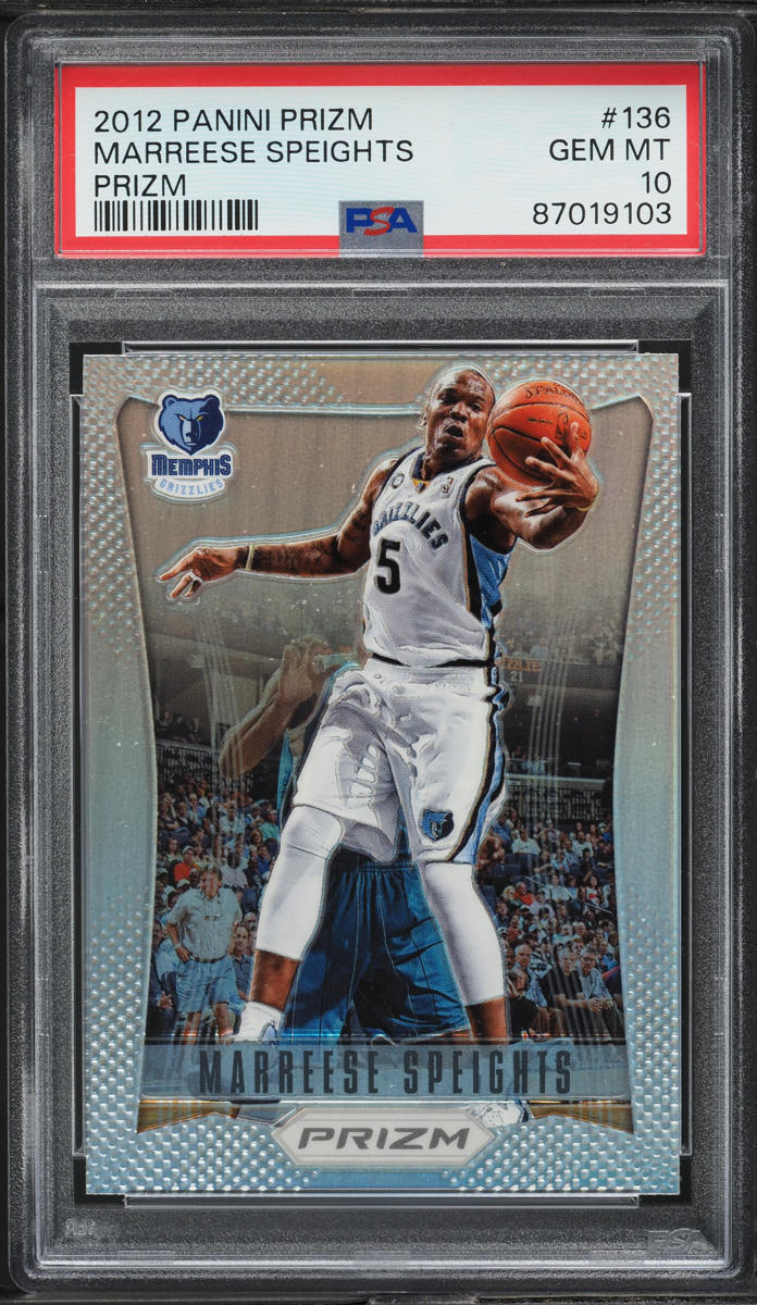2012 Panini Prizm Silver Marreese Speights #136 PSA 10 GEM MINT